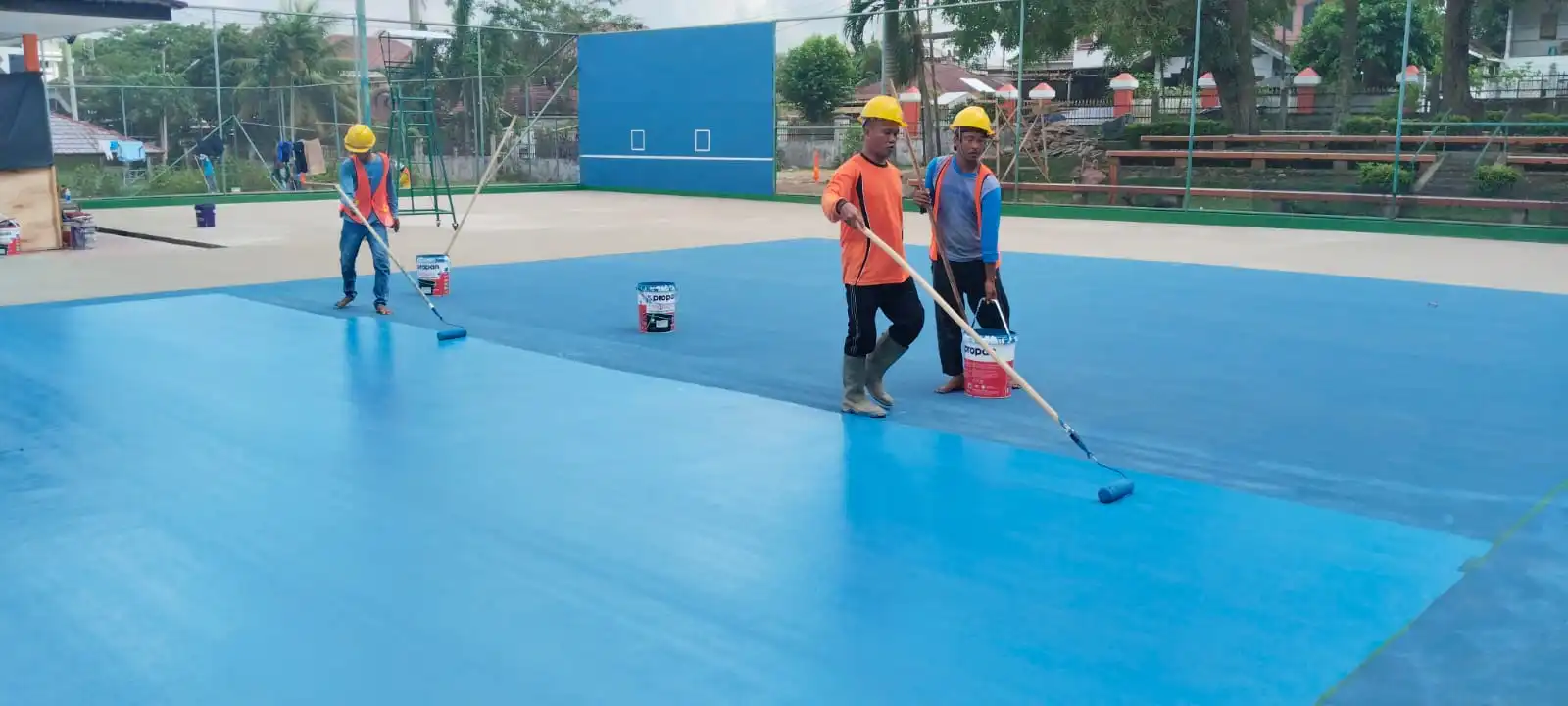 Rehab Lapangan Tenis Universitas Jambi