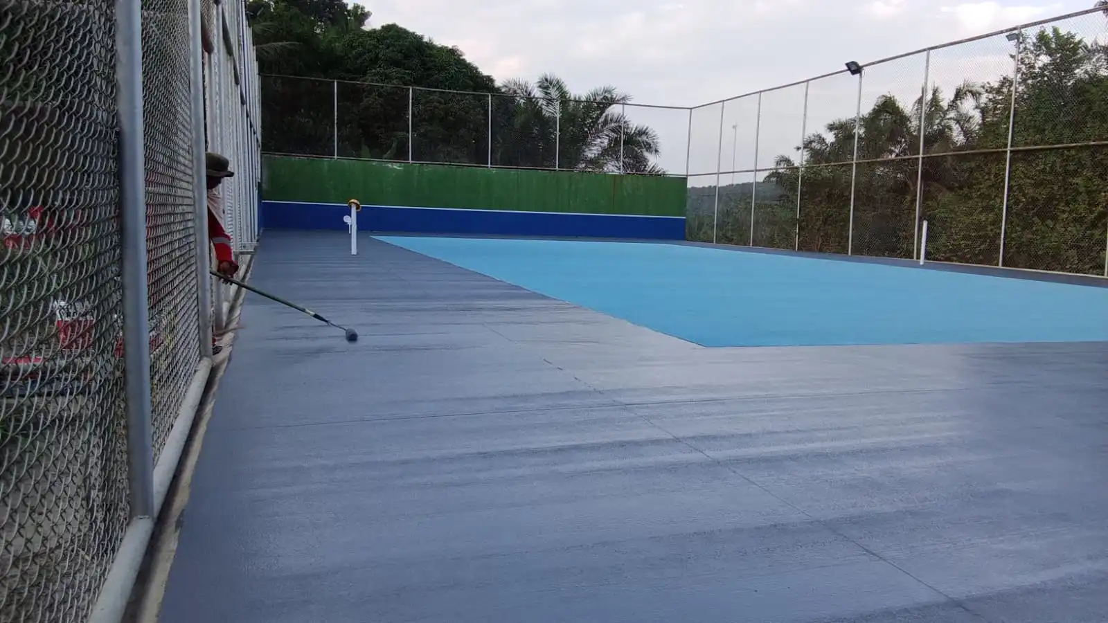 Rehab Lapangan Tenis TGI (Transgasindo) Sekernan