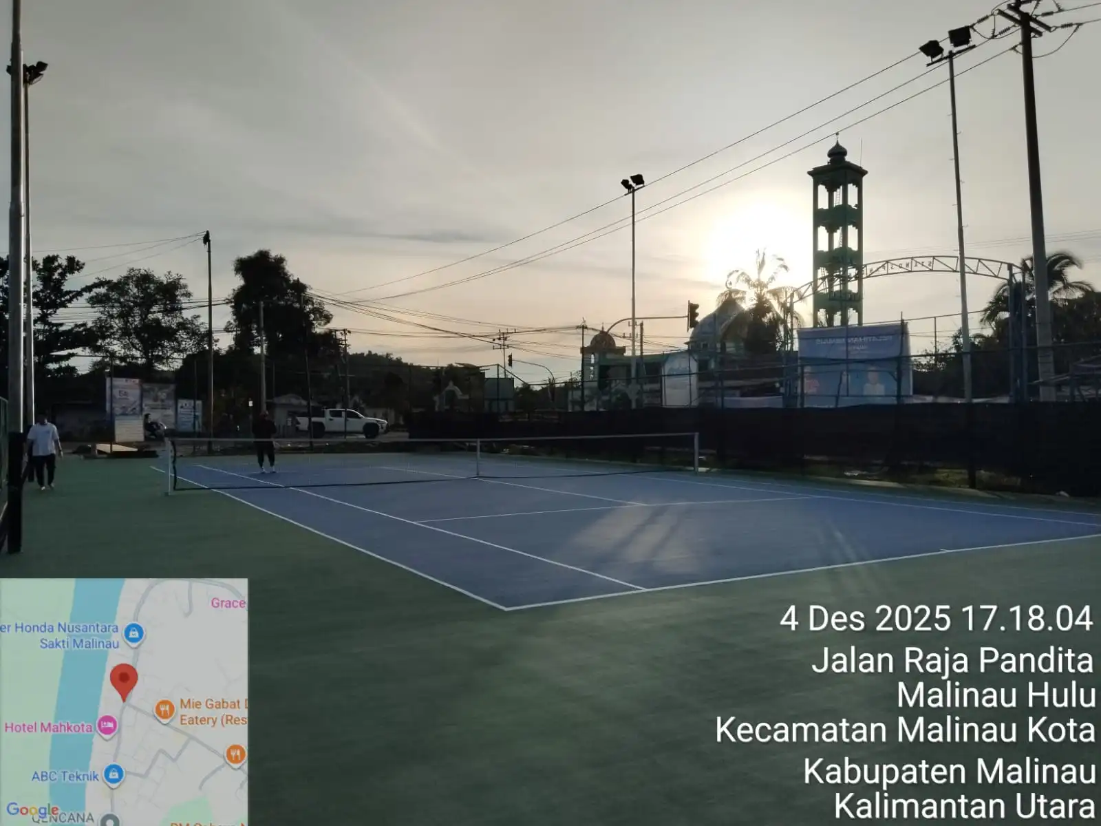 Renov Lapangan Tenis Pemda Malinau